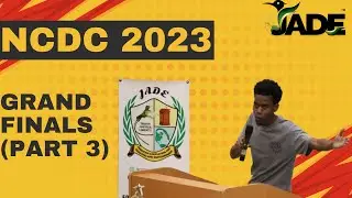 National Collegiate Debating Championships Grand Finals (NCDC) 2023  | Part 3