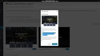 Using one click demo import for Zapedah Theme