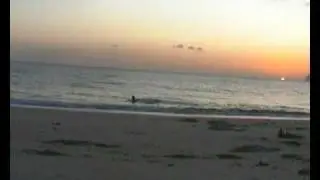 Swimming in Atlantic ocean