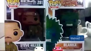 Show my funko pop.STEVE HILLER AND BLANKA AND MINI JOKER AND DEAD POOL