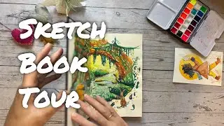 Sketchbook Tour: Mixed Media Art