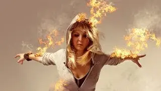 Burning Torch Photoshop Action Tutorial