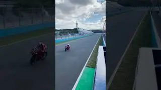 Jorge Martin at Jerez on the Ducati Panigale!