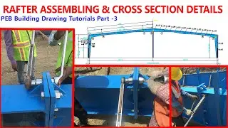 Rafter Cross Section Drawing | Rafter Assembling and Detailing