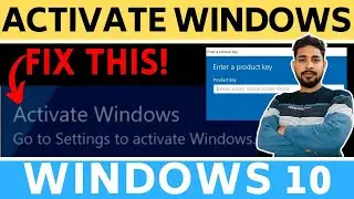 How to activate windows 10 with full tutorial | Activate windows with prompt command | Windows 10