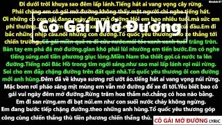 lời bài hát cô gái mở đường