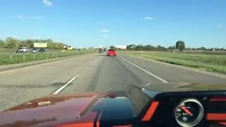 Mike striping the road with drag radials