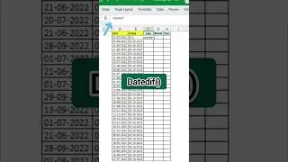 How to Calculate Day Month Year from Date of Joining 