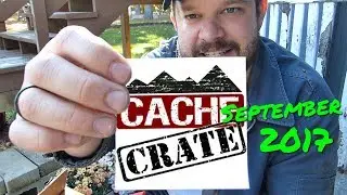 September 2017 Cache Crate GEOCACHING Unboxing!