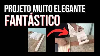 LINDO DEMAIS FEITO COM POUCA MADEIRA [QUALQUER UM PODE FAZER NA MARCENARIA] #marcenaria #marceneiro