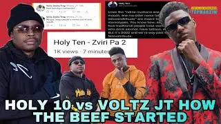 HOLY10 vs VOLTZJT How the beef started trending| Copying my voice wnt make u Mukudzey jnr |TMZ Recap