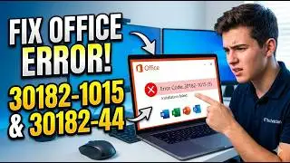 Microsoft Office Installation Failed Fix Error Code 30182-1015(3) & 30182-44(2) Fast!