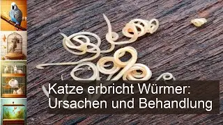 Katze erbricht Würmer: Warum und was tun?