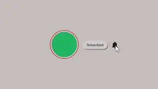 Logo with subscribe animations green screen | Subscribe and Bell Icon