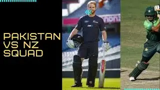 Pak vs Nz squad