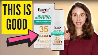 *NEW* Eucerin Tinted Mineral Sunscreen Review  