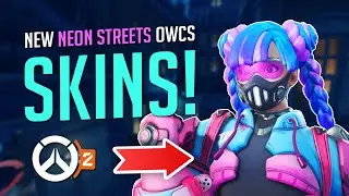 NEW OVERWATCH 2 SKINS | OWCS NEON STREETS LEGENDARY SKINS