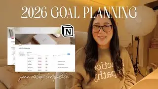 2026 Goal Planning | free notion template freebie 🍃