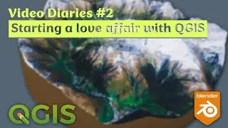 High Resolution 3D Maps, Advanced Routing & Landscaping using BlenderGIS  & GQIS | Video Diaries #2