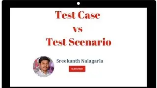Difference between test cases and test scenarios?