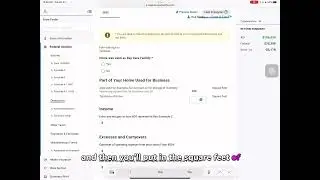 Business Use of Home - how to input into the software w