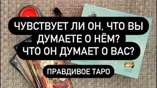 ТОТ, КТО У ТЕБЯ В ГОЛОВЕ!♥️❓  ПОЧЕМУ ТЫ ПОСТОЯННО ДУМАЕШЬ О НЁМ?🤫♠️  А ЧУВСТВУЕТ ЛИ ОН ЭТО?💞🔮