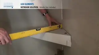 LUX ELEMENTS Installation: Wetroom Solution – Benches (for North America)