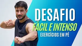 Treino em casa para perder barriga facilmente com exercícios dinâmicos 15 MIN
