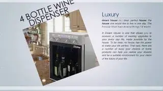 Vinotemp's WineSteward™ Four-Bottle Wine Dispenser is a HGTV Kitchen & Bath Dream Item