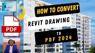 How to Covert Revit drawing to pdf 2024