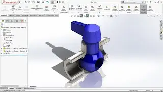 Design a Ball Valve Use Solidworks