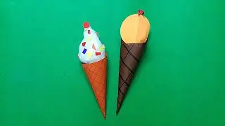 Cone Ice Cream Making | Tutorial | Sumana's Artwork