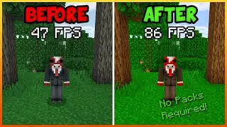 How to Optimize Minecraft for Maximum FPS! No Packs Required! - Minecraft Bedrock PC/MOBILE/XBOX/PS4