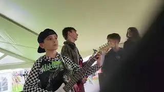 performing music at a festival but u guys are in my pocket