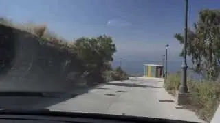 Road down from Villa Karina, Nerja, Spain