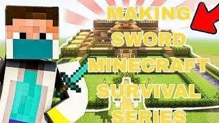 MAKING MINECRAFT SWORD IN A SURVIVAL SERIES GAMEPLAY