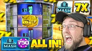 7X TOP SLOT MONSTER MASH ON MY ALL IN BET! (INSANE)
