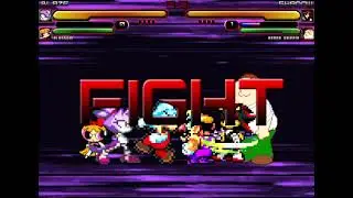 M.U.G.E.N: Team Blaze Vs Team Shadow