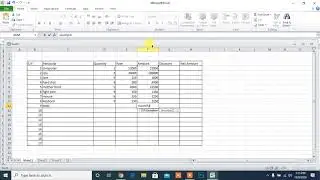 Excel ma bill kasari banaune?