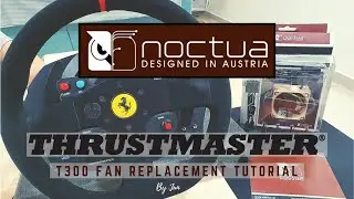Thrustmaster T300 Fan Replacement with Noctua (Fix Noise & Vibration)