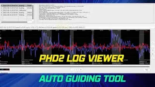 How To Analyze Your PHD2 Auto Guiding Logs - FREE SOFTWARE