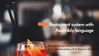 Restaurant system with Assembly language program