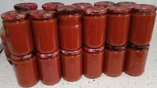 kışa hazırlık domates konservesi 👍💯👌
