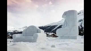 Kulm Hotel St. Moritz - Moon Boot Skulptur