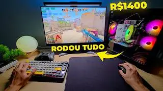 The BEST Gaming PC for R$1400 to RUN EVERYTHING in 2025 - Assembly and Tests