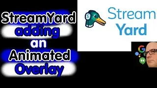 Streamyard adding animated Overlay