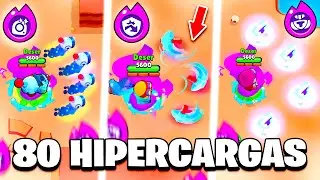 80 NUEVAS HIPERCARGAS para 80 BRAWLERS 😨🥳🤑