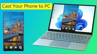 How To CAST Android Mobile Phone to PC Laptop Connect for FREE ! 