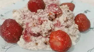 ПП десерт из овсянки.