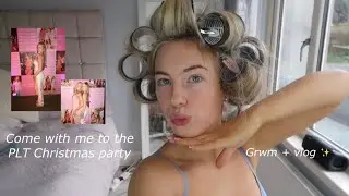 PRETTYLITTLETHING Christmas party | Grwm & vlog
